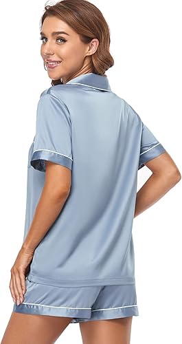Women's Satin Pajama Set 2-Piece