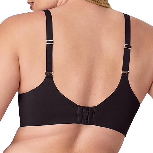 Bali Women's, Cotton Collection 2-ply Underwire Bra, Moisture-Wicking, Full Coverage, Convertible Straps